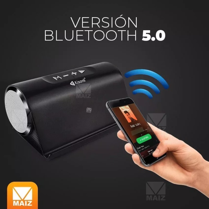 Maíz Bocina Bluetooth Recargable Usb Inalambrica Soporte Celular