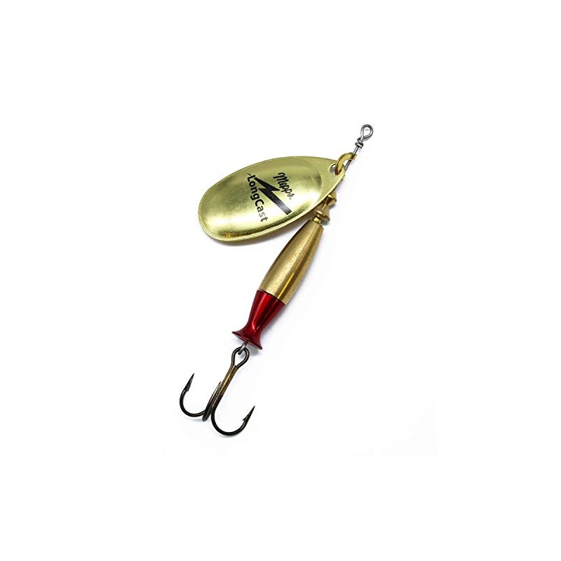 Mepps LongCast Spinner Gold #417g, Pack of 1