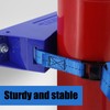 TECWAP 2PCS Propane Tank Holder Cylinder Wall Mounted Bracket Gas