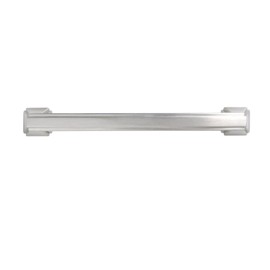 Utopia Alley Brett Pull Handle - Decorative Cabinet Drop Pull Handles for Cabinets and Drawers - Vintage Cabinet Hardware with Hand Finished Brushed Nickel - 5.0" Center to Center (25)