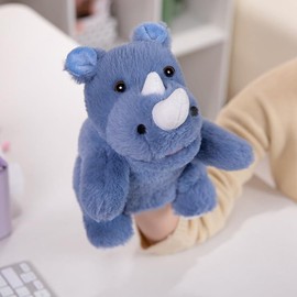 LOMTRATS 2024 Animal Hand Puppets for Children, Toddlers Includes Wolf,Tiger,Lion, Monkey and Movable Open Mouths, Perfect for Storytelling, Preschool Age and Birthday Gift