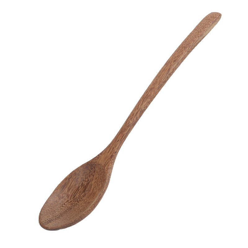 5Pcs Wooden Spoons Burr Free Sturdy Durable Light Heat Resistant