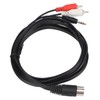 Cable Grande de Subwoofer DIN de 8 Pines Macho a