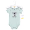 Hudson Baby Unisex Baby Cotton Bodysuits, Daddy Koala, 3-6 Months