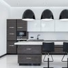 SYZOW 6 Pack Brushed Nickel Cabinet Handles Stainless Steel Kitchen