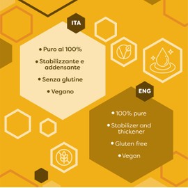 Erbotech - Xanthan Powder 100 g - Xanthan Rubber Ideal for Ice Cream, Sauces, Topping, Dough, Molecular Kitchen - 100% Pure Thickener, No Gltuin, Vegan, Halal and Kosher