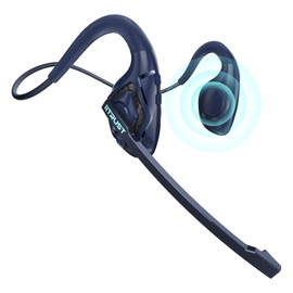 Earaku 2024 Edition Bluetooth Headset, Includes Microphone, For Calling Only, Does Not Block Your Ears, Japanese Voice Guide, Wireless Earphones, Bluetooth ENC Noise Canceling, Open Ear, Bluetooth