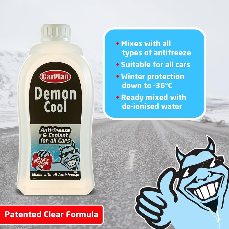 CarPlan Demon Cool 34 fl Oz (1L) - Anti-Freeze &