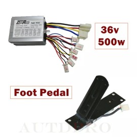 36Volt 500watt Brush Speed Controller 12/24/36/48v Foot Pedal Throttle Scooter