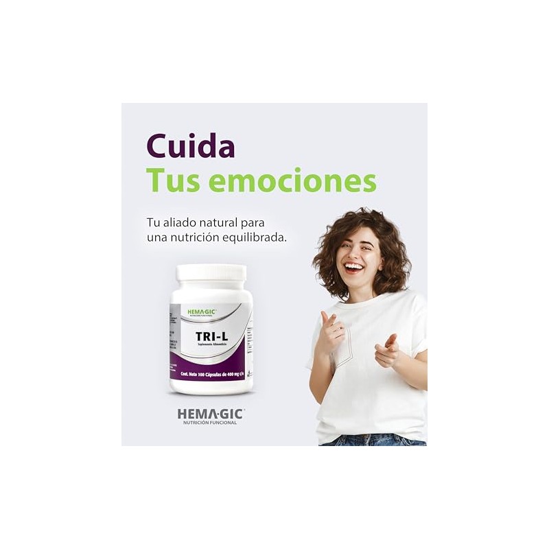 TRI-P Triptófano, L-Lisina y Vitamina B3 - Suplemento
