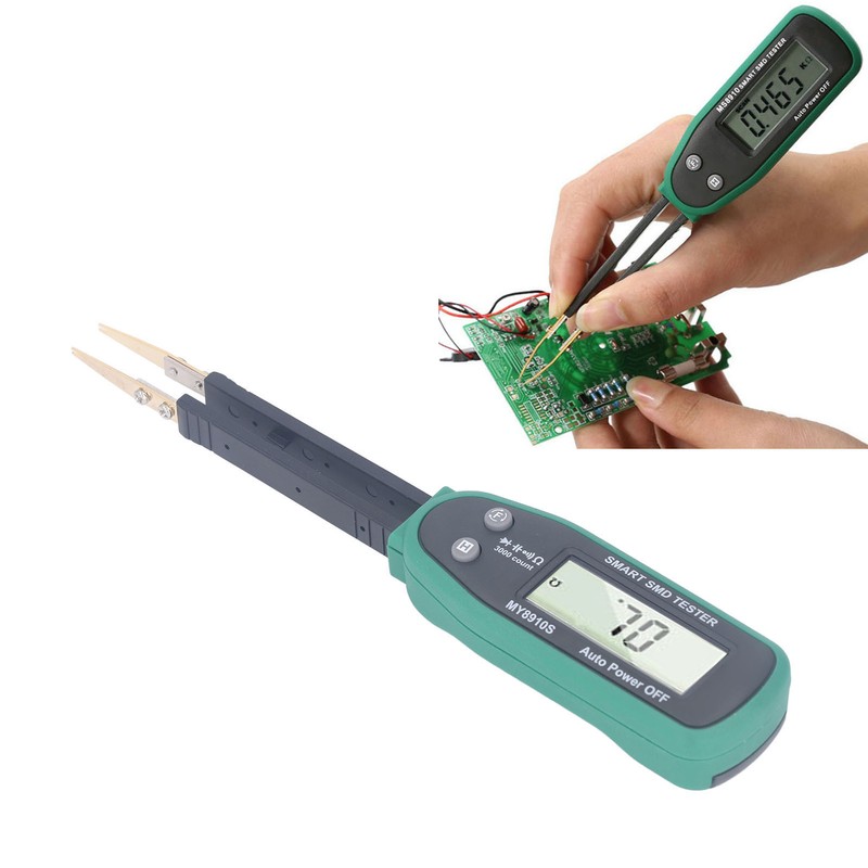 Smart SMD Tester Chip Diode Resistor Capacitor Digital Tweezer Electronic