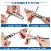 DBREAKS 2 Piece T Handle Tap Wrench Ratchet Tap Set