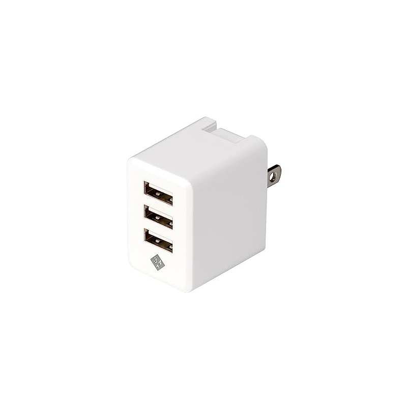 Nakabayashi Z9492 Digio2 USB Charger, 3 Ports, 3.4A, Equipped with