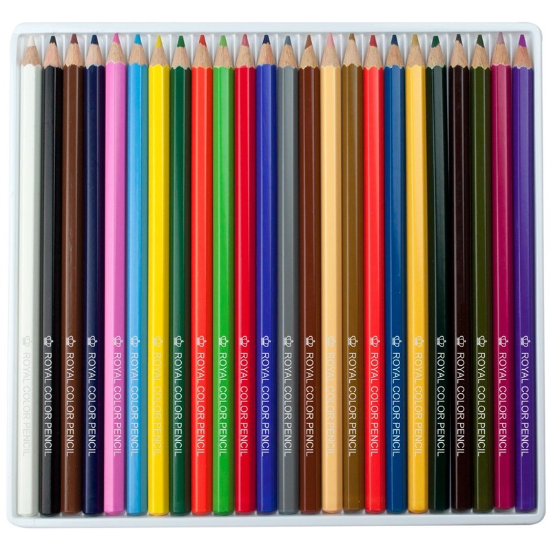 Royal & Langnickel Essentials Color Pencil Set, 24/pkg