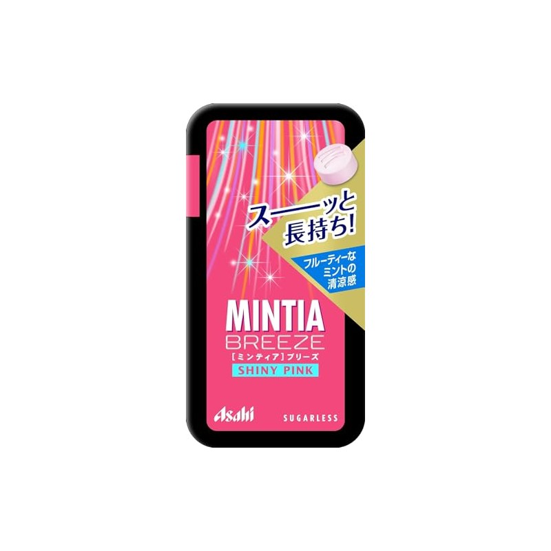 Mintia Breeze Shiny Pink, 30 Tablets x 12 Pieces, Asahi