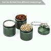 MEECN Three-Layer Aluminum Waterproof Pill case Pill Holder can Store