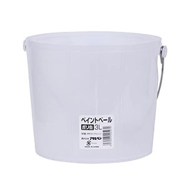 Asahipen Paint Pail, Plastic Can, 3L Size, Polypropylene Pail, Hanging Can