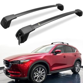 Etesan Upgraded Crossbars Fit for Mazda CX5 CX-5 2017-2025 Aluminum Roof Rack Cross Bars Cargo Carrier for Kayak Bike Canoe Ski Snowboard Accessories