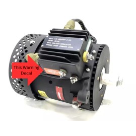 HMMWV Voltage Regulator Warning Decal