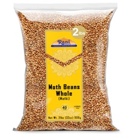 Rani Moth Beans Whole 32oz (2lbs) 908g ~ All Natural | Gluten Friendly | Non-GMO | Kosher | Vegan | Indian Origin