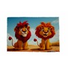 U24 Cleaning Cloth for Glasses Lion Motif No. 4 Glass