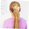 Minkissy Plumeria Garland Hair Tie Hawaiian Flower Hair Band Ponytail