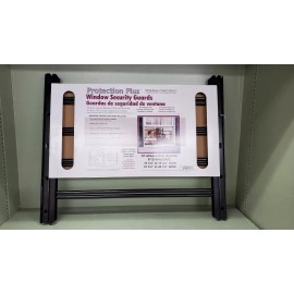 Grisham Protection Plus PP-SPAG-4 Black 4-Bar Window Security Guards