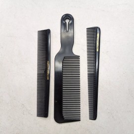 clipperguy Haircut Comb Set 3-piece - White