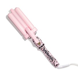 The Beachwaver Co. 3B Waver - Pink Catwalk | Triple Barrel Hair Waver for Mermaid Waves | Professional Curling Iron with Adjustable Temperature, LED Screen, and Ceramic Barrels
