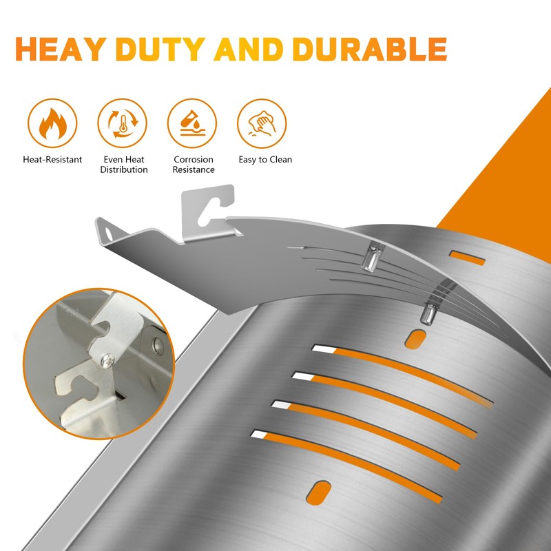 Flame Broiler Kit for PB150PPS Portable Pellet Grill,Pitboss Heat Diffuser