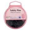 Safety Pins 50pk 23mm Black