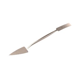 Bon Trowel and Square Tool – 1" Forged Steel Blade with Trowel and Square Ends for Detail Work – 8 3/4" Long Hand Tool for Masonry, Stucco, and Decorative Finishing