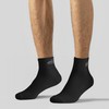 Wildarms Men's 6-Pack Running Socks - Cotton Ankle Socks with