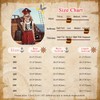 Jurebecia Girls Pirate Costume Toddler Kids Princess Buccaneer Costume Dress