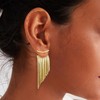 Dochais Dangly Tassel Earrings Gold Hypoallergenic Dangle Chain Women Boho