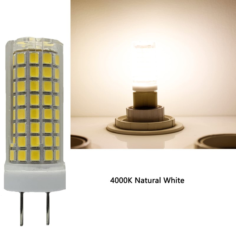Lxcom Lighting G8 LED Bulb 10W Ceramic Corn Light Bulbs(4