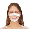 Eepida Clear Window Mask 10-Count / Large, Medium, Small / Special Mask with Visible Mouth for Sign Language & Communication Eepida Small 10-Count