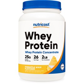 Nutricost Nutricost Whey Protein Powder Pineapple Whip (2 LBS) - Gluten-Free, GMO-Free, from Whey Protein Concentrate