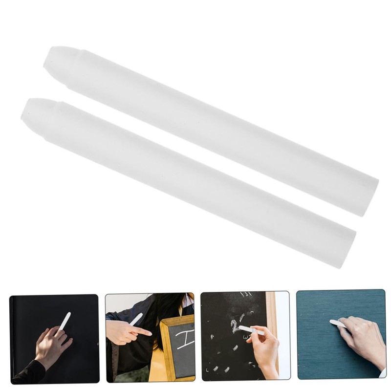 Kisangel 12pcs Dust Water Soluble Chalk for Teachers Comfortable Grip