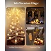 Homemory Timer Tea Lights Candles Battery Operated, 6H Timer Built-in,