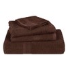 vidaXL Hand Towels, Set of 2, Brown, 50 x 100