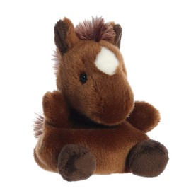 Aurora® Adorable Palm Pals™ Truffle Brown Horse™ Stuffed Animal - Fun Collectible Plush for Kids and Adult Collectors - Perfect for Decorating Rooms and Birthday Gifts - Brown 6 Inches