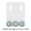 Narrow Plate Auxiliary Wheel Narrow Edge Feeding Wheel Accessory for
