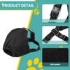 OHCOZZY Dog Calming Cap, Soft Dog Eye Mask Adjustable Mouth