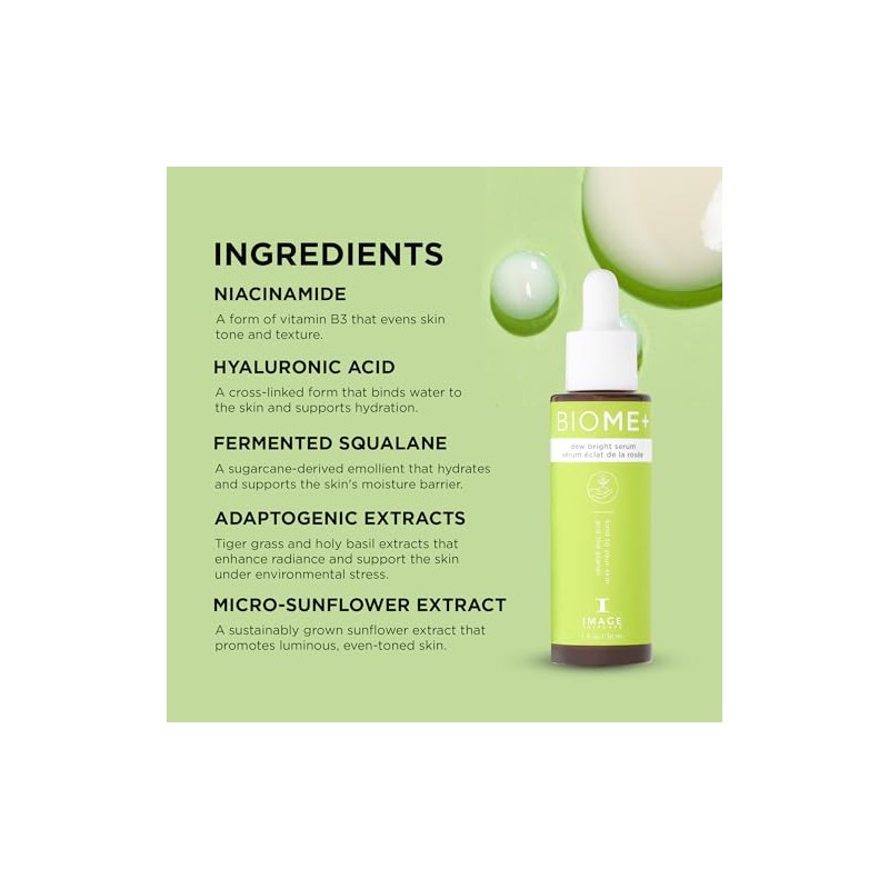 BiomePlus Dew Bright Serum by Image for Women - 1
