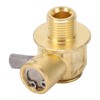 Quick Engine Oil Drain Valve M14‑1.25 Brass Stainless Steel with