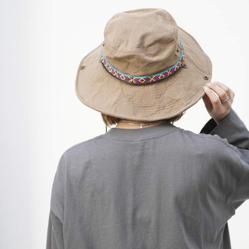 Cure Adventure Hat, Safari Hat, Outdoor, Wide Brim, Khaki