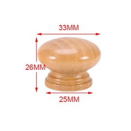 10 piezas de perillas de naturales para manijas de cajones para gabinete armario puerta armario(33MM)