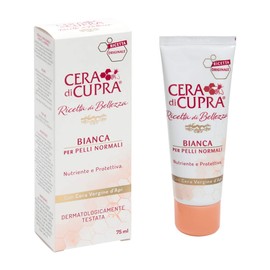 Cera di Cupra "Bianca per Pelli Normali" Cream for Normal Skin, Anti-age Formula - 2.5 Fluid Ounces (75ml) Tube [ Italian Import ]