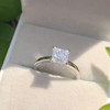 SHELOVES Princess Cut Engagement Rings for Women 925 Sterling Silver